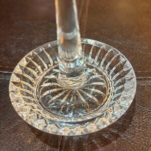 Vintage Glass Ring & Trinket Holder Jewelry Accessory Dresser Vanity